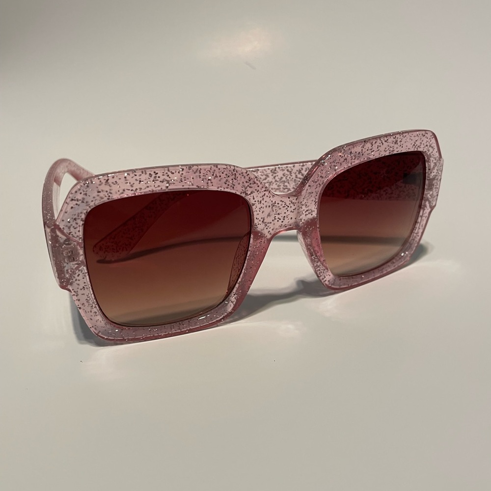 Pink sparkly stylish shades